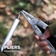 Многофункциональный мультитул Swiss + Tech, 17-в-1 универсальные плоскогубцы из нержавеющей стали, многоцелевые складные плоскогубцы, подходят для использования на природе, для выживания, кемпинга, чрезвычайных ситуаций и т.д.(серебристый) - изображение 8