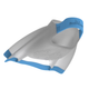 Ласти для плавання короткі із відкритою п'ятою Speedo DMC Elite FIN (8-00536201653) біло-блакитні розмір 39 (M) - зображення 2