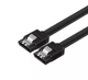 Плоский SATA / САТА III кабель 80 см з фіксаторами — шлейф для підключення SSD та HDD (00220) - зображення 3