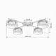 Люстра потолочная DUSHA MS228 - 4 x GX53 золото/янтарь LIGHT SET - изображение 6