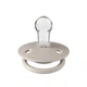 Соска пустушка BIBS De Lux Silicone Round (кругла) Onesize 0-3 роки– Sand - изображение 2