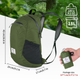 Рюкзак компактный сверхлегкий Naturehike Ultralight Naturehike NH17A012-B, 18 л, зеленый - изображение 4