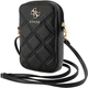 Сумка Guess 4G Quilted Metal Logo Wallet Zipper Pouch Black (GUWBZPSQSSGK) - зображення 1