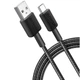 Кабель Anker 322 USB-A - USB-C 1.8 м, Black (A81H6G11) - зображення 3