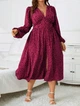 Жіноча сукня SHEIN 714763-3 1XL бордовий (2000004957599) - зображення 3