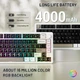Механічна бездротова (Bluetooth + 2,4G) клавіатура з HOT SWAP Attack SHARK X86 Full Aluminum, 82 key PBT, RGB, Win,Mac OS, УКР та АНГЛ, Milk White (X86MW) - изображение 9
