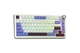Механічна бездротова (Bluetooth + 2,4G) клавіатура з HOT SWAP AULA AU75, RGB, Star Vector switch, 81key, Mac/Win УКР/АНГЛ Beige Purple Red/Фіолетово бежева (AU75BPR) - изображение 4