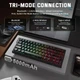 Механічна бездротова (Bluetooth + 2,4G) клавіатура на магнітних світчах Attack SHARK X68PRO HE Rapid Trigger, 8K, 68 key PBT, RGB, Win,Mac OS, УКР/АНГЛ, Black (X68PROHB) - изображение 5