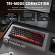 Механічна бездротова (Bluetooth + 2,4G) клавіатура на магнітних світчах Attack SHARK X68PRO HE Rapid Trigger, 8K, 68 key PBT, RGB, Win,Mac OS, УКР/АНГЛ, RED (X68PROHER) - зображення 5