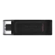 Флеш накопичувач USB 128Gb Kingston DataTraveler 70, Black, Type-C 3.2 Gen 1 (DT70/128GB) - зображення 2