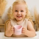 Тренувальна чашка з ручками 120мл. (Рожевий) BabyOno - изображение 2