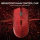 Компютерна мышь ATTACK SHARK X11 (PAW3311, 22000 DPI, красная) - изображение 6