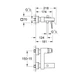 Смеситель для ванны однорычажный хром GROHE Eurocube (23140000) - изображение 4