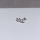 Серьга штанга для пирсинга уха DeKolie MK1197-18 серебристый - изображение 7