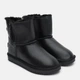 Женские угги низкие кожаные с мехом ITTS 8698-1 37 24 см Черные (ROZ6400172479_2009001217194) - изображение 3