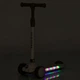 Детский трехколесный самокат Scooter JR3-129 складной, с подсветкой платформы и музыкой, Бело-розовый - изображение 3