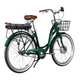 Велосипед з електроприводом 28" ST Dorozhnik eAQUAMARINE BH рама-19" 36B 13А*г 500Вт зелений з кошиком 2026 - зображення 5
