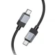 Кабель HOCO X110 Honorific Type-C to Type-C Black (PD 60W) - зображення 4
