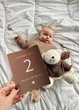 Карточки для фото новорождённого малыша. Hey, baby. Месяцы 1–12 Milestone Cards - изображение 1