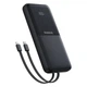 Повербанк Baseus 20000 mAh 22.5W з вбудованими кабелями Type-C та Lightning з LED-дисплеєм і швидкою зарядкою PD/QC - зображення 1