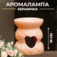 Аромалампа керамическая Плетёнка Розовая - изображение 3