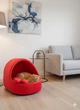 Будка для собак та котів Ніжність червона №3 410х420х375 - зображення 1
