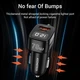 Автомобільний зарядний пристрій з USB Hub ASOMETECH EC-17 78W (PD3.0, QC4.0) 3USB+2TypeC LED Display Black (43688) - зображення 9