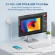 Зарядний пристрій ASOMETECH WP09-F-PD 33W GAN (PD3.0/QC4 порти 2USB+TypeC) Socket AC 4000W White (43696) - зображення 5
