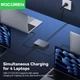 Настільний зарядний пристрій Rocoren 0262 400W GAN (PPS PD3.0 QC5.0) порти 3USB+7TypeC Black (43694) - зображення 6