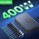 Настільний зарядний пристрій Rocoren 0262 400W GAN (PPS PD3.0 QC5.0) порти 3USB+7TypeC Black (43694) - зображення 7