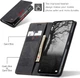 Чехол книжка с магнитом Xiaomi Redmi Note 13 CaseMe Black (43226-2B) - изображение 3