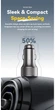 Автомобильное зарядное устройство ESSAGER ES-CC21 45W (FCP PD3.0 QC3.0) USB+TypeC PowerDisplay Grey (43713) - изображение 8