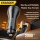 Автомобільний зарядний пристрій ESSAGER ES-CC18 73Wmax (PPS PD3.0 QC3.0) 1A+1C Power Display Grey (43710) - зображення 6