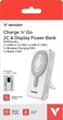 Powerbank Verbatim Charge 'n' Go Two Cable Power Bank with Display 10000 mAh 22.5W Silver (023942322733) - obraz 8
