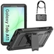 Протиударний чохол з підставкою та ремінцем Shockprof Carbon для планшета Samsung Galaxy Tab A11 8.7" / Tab A9 8.7" (SM-X135, SM-X130, SM-X115, SM-X110) - зображення 1