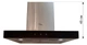Вытяжка Luxor B F E SS 60 1450 LED + 4 скорости турбины, черный / нержавеющая сталь - изображение 2
