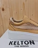 Сліпони жіночі з сіточкою шкіряні танкетка 4,5см фірма Kelton р.37 - изображение 5