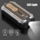 Пускозарядное устройство Бустер для авто JUMP STARTER A15-3500, 24200mWh мощный старт 3500A пиковый ток 1500A пусковой - изображение 7