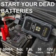 Пусковое зарядное устройство Бустер для авто с Компрессором Jump Starter A25 4в1 3000А, 37000mWh COMPRESSOR - изображение 7