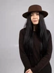 Шляпа женская канотье D.Hats цвет коричневый - изображение 5