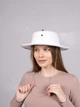 Шляпа фетровая канотье с цепью D.Hats цвет белый - изображение 4