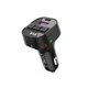 FM модулятор XO BCC17 Car Charger Smart Bluetooth Dual Port PD 30W Чорний (BCC17.black) - изображение 2