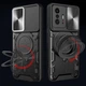 Ударостійкий чохол Bracket Ringstand із захисною шторкою для камери на Xiaomi 11T / 11T Pro (Black) Epik (191520) - зображення 5