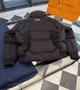 Чоловічий зимовий пуховик Louis Vuitton чорного кольору XL - зображення 4
