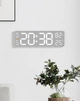 Годинник Deepfox DS-5513 LED цифровий електронний настільний / настінний Будильник Дата Температура Вологість 22.8х7.5см чорний - зображення 9