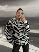 Жіноча тепла кофта з капюшоном на блискавці Uaclothes 48-52 Білий (like36457-168831361) - изображение 2