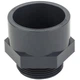 Муфта ПВХ с наружной резьбой d40х1-1/4" - изображение 1