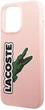 Etui Lacoste do iPhone 13 Pro Silicone Head Crocodile Pink (LCHC13LSHI) - obraz 2