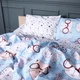 Простынь MirSon Бязь 17-0785 Funny cats 150 х 220 см (2200011294742) - изображение 4