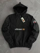 Мужская ветровка - анорак Ellesse водоотталкивающая L черный - изображение 1